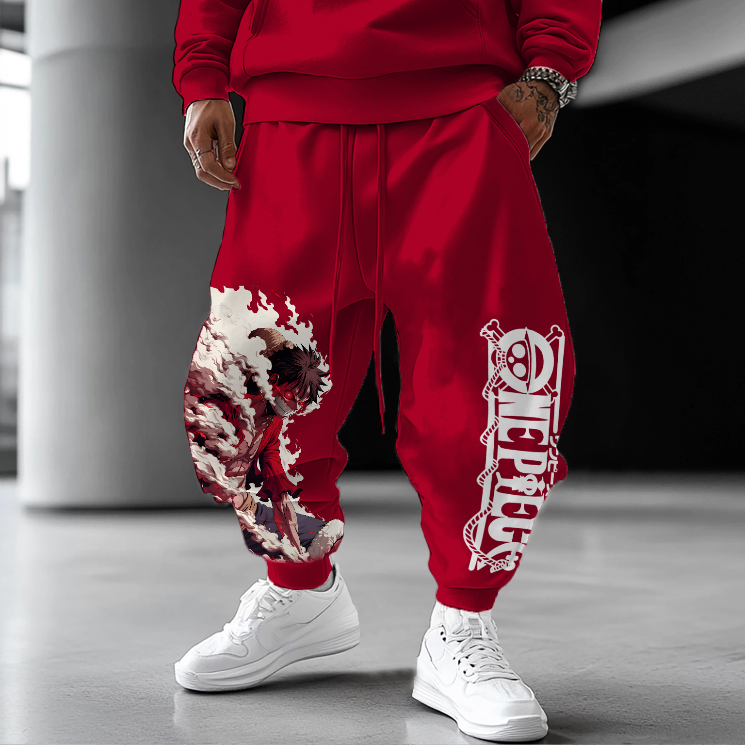 Unisex Casual Anime Streetwear Pants