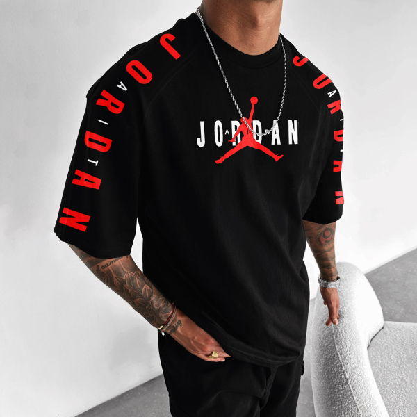 Oversized street style basketball print Tee