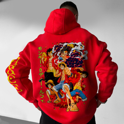 Unisex Anime Graphic Streetwear Vintage Hoodie