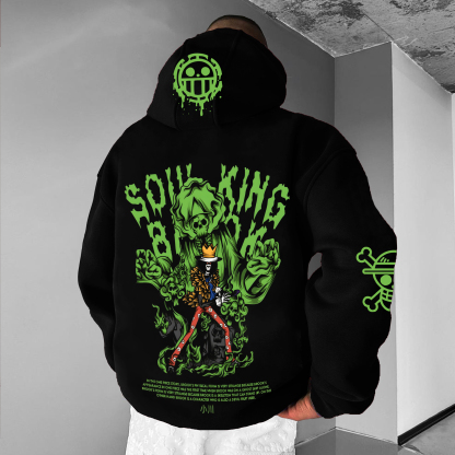 Unisex Oversized Anime Print Hoodie | One Piece