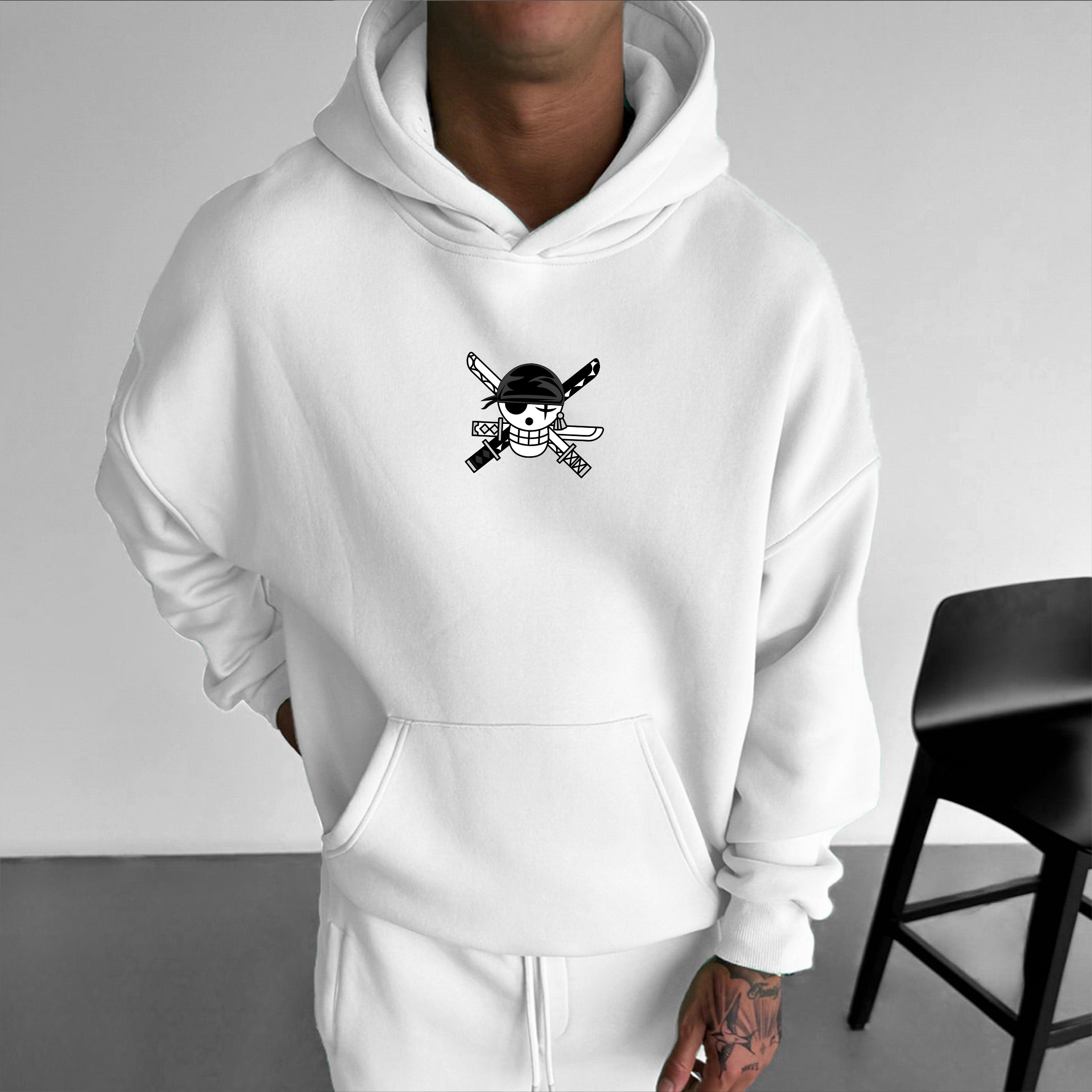 Unisex Oversized Anime Print Hoodie | One Piece