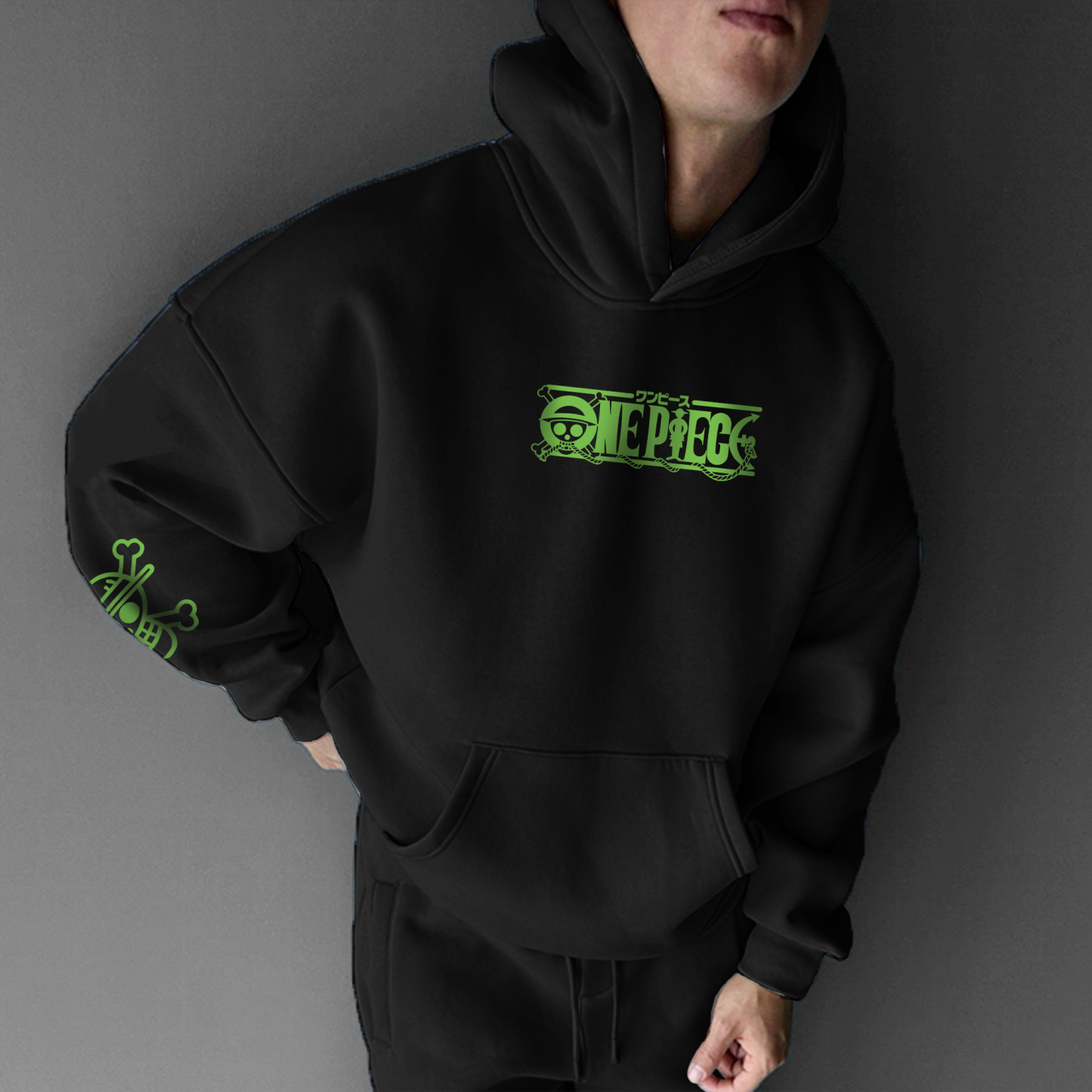 Unisex Oversized Anime Print Hoodie | One Piece