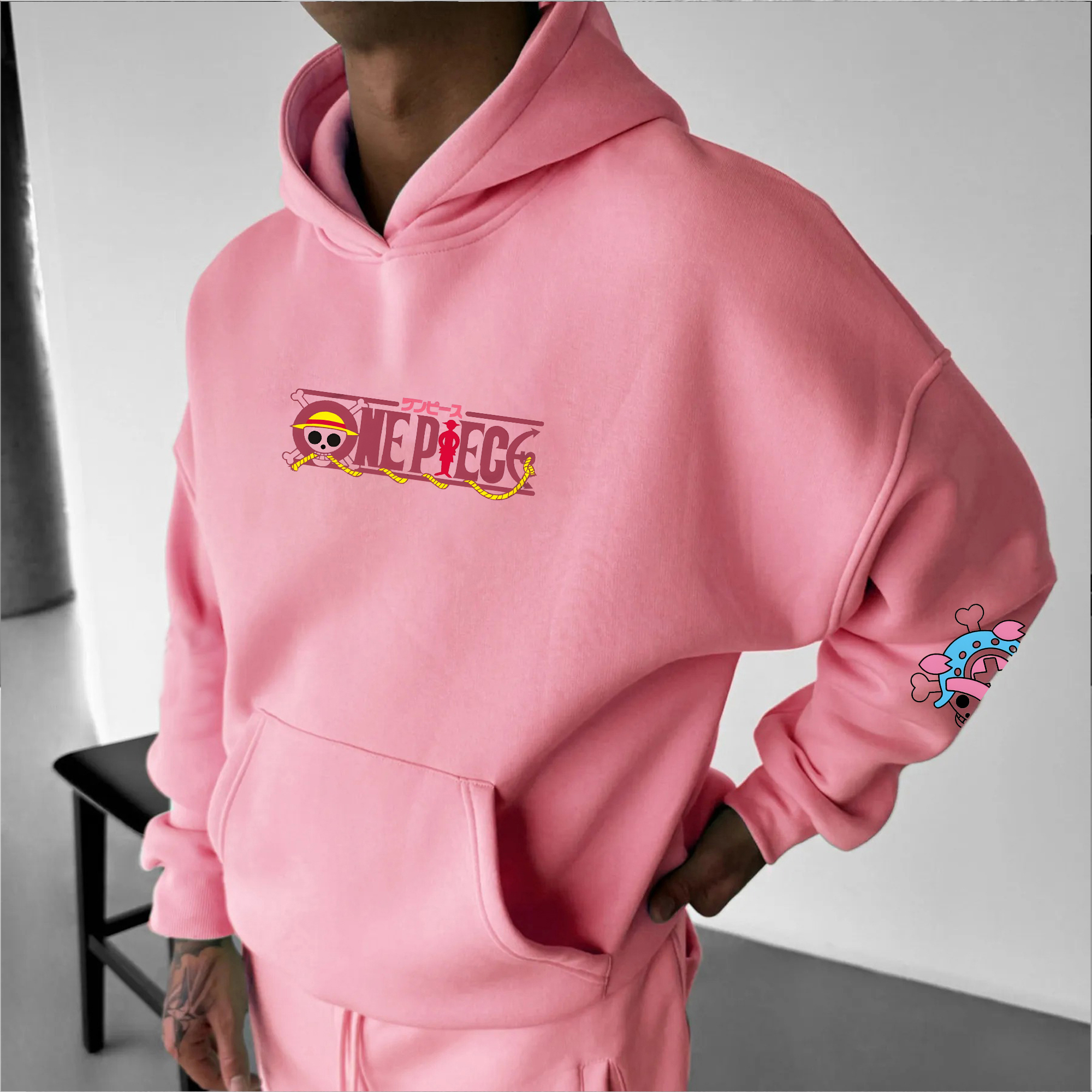 Unisex Anime Graphic Streetwear Vintage Hoodie