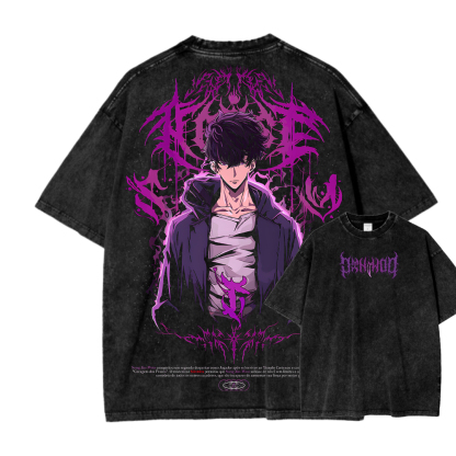 Unisex Anime Inspired Vintage T-Shirt