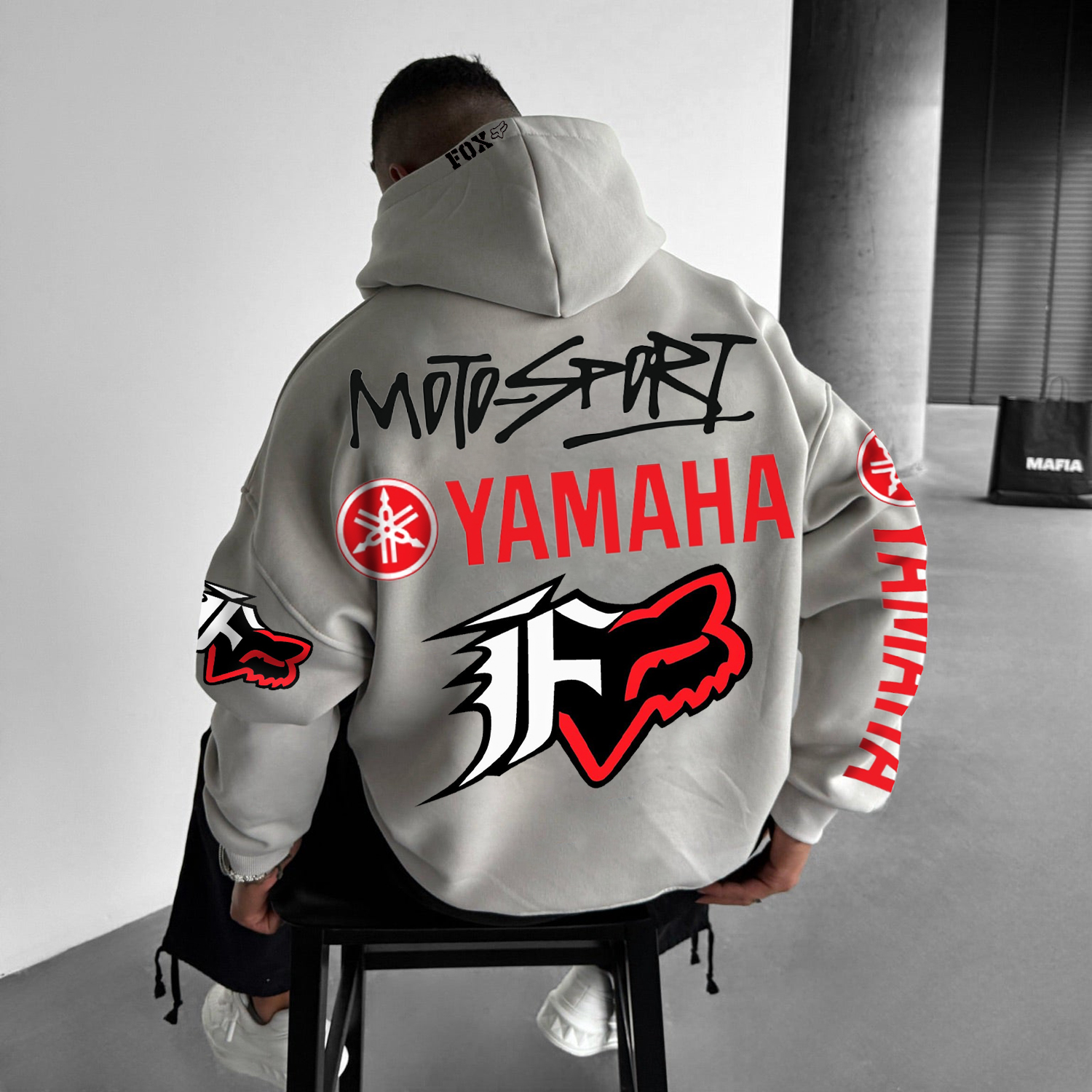 Men's Racing Print Hoodie