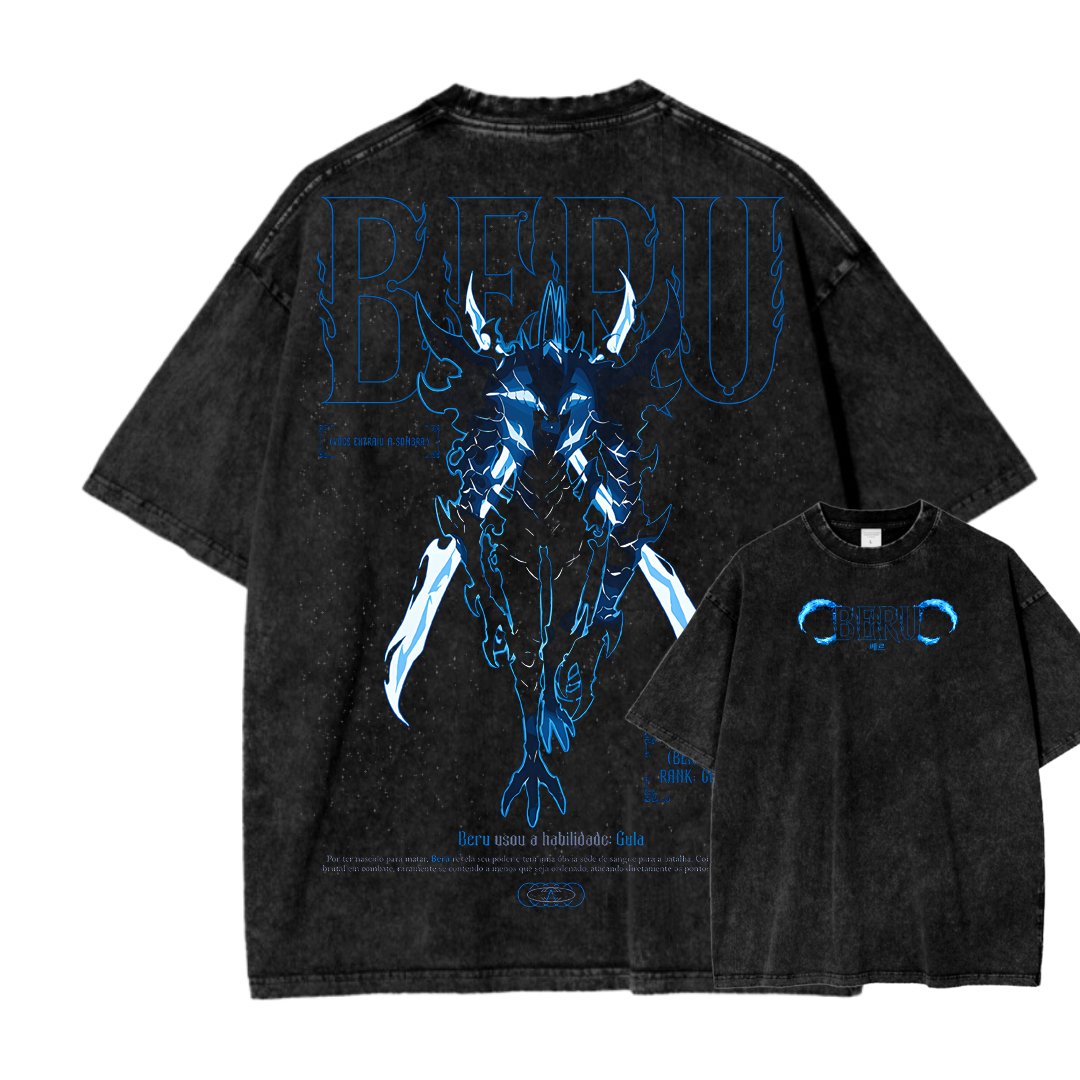 Solo Leveling Unisex Fit Washed T-Shirt