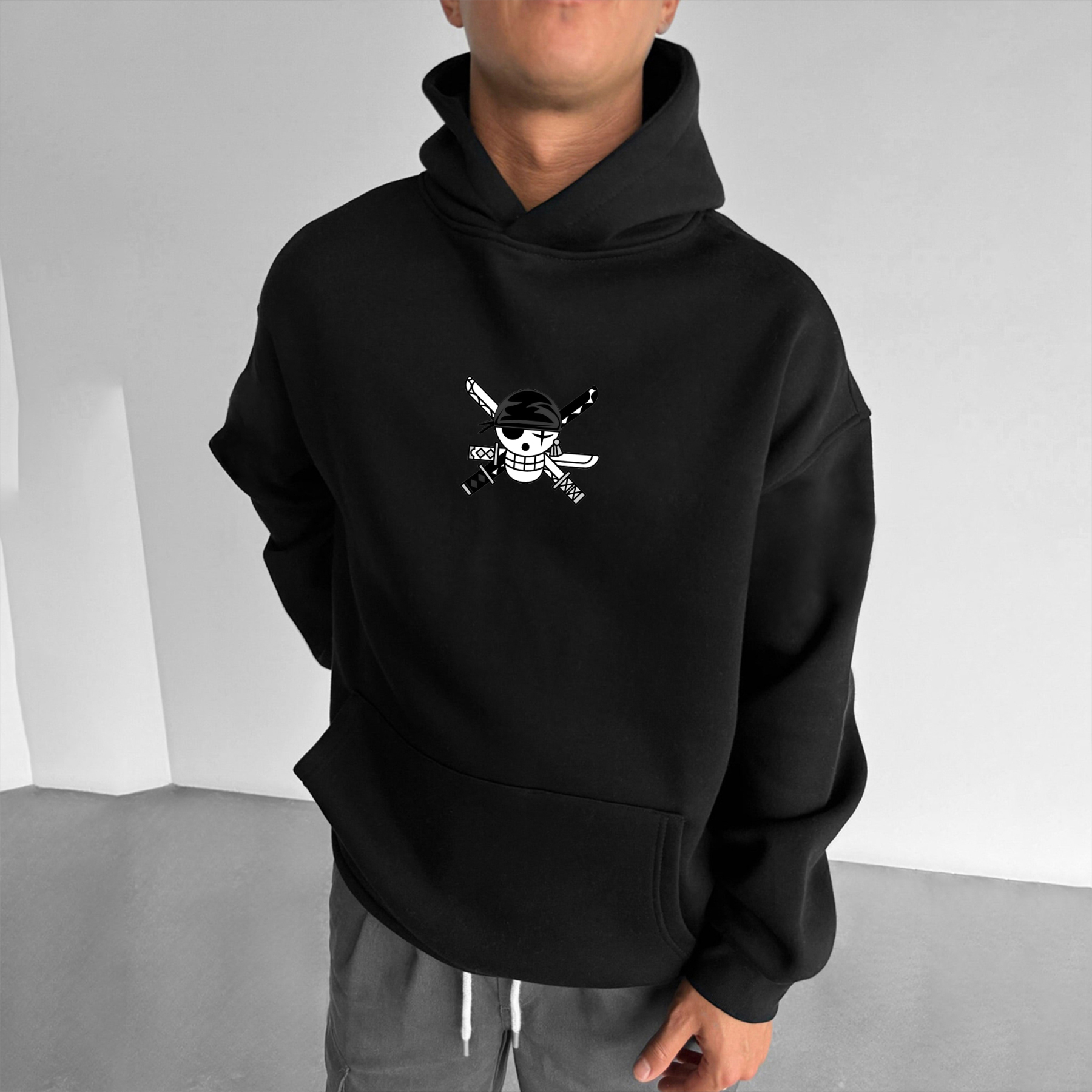 Unisex Oversized Anime Print Hoodie | One Piece