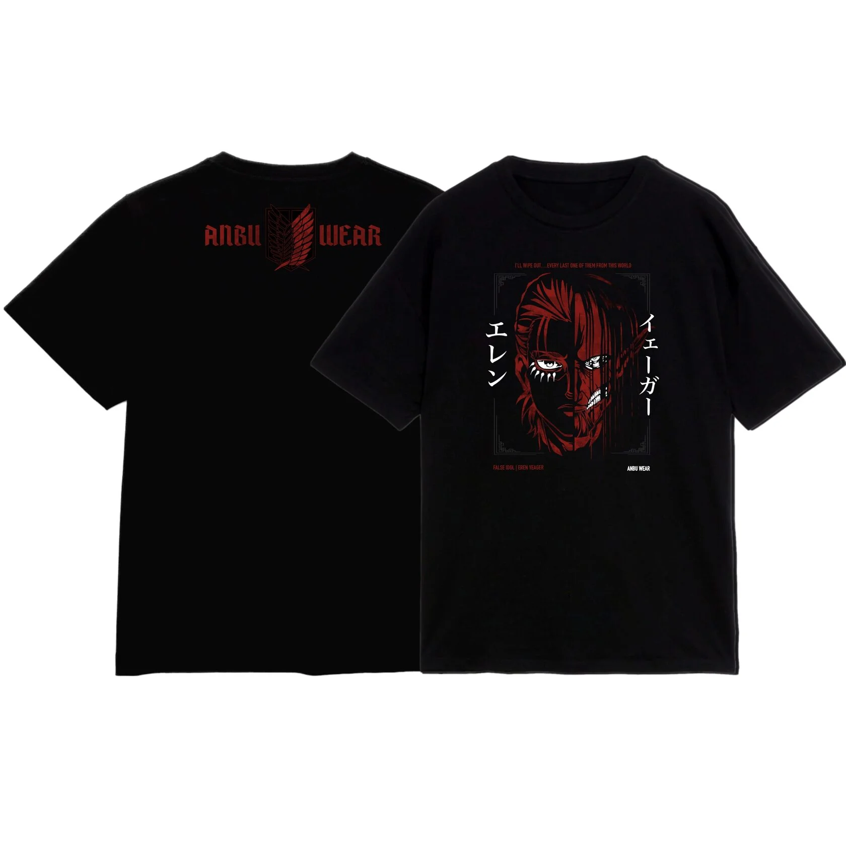Unisex Anime Inspired Vintage T-Shirt