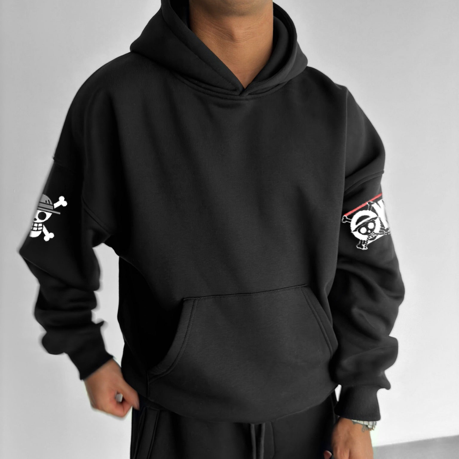 Universal Anime Print Design Hoodie