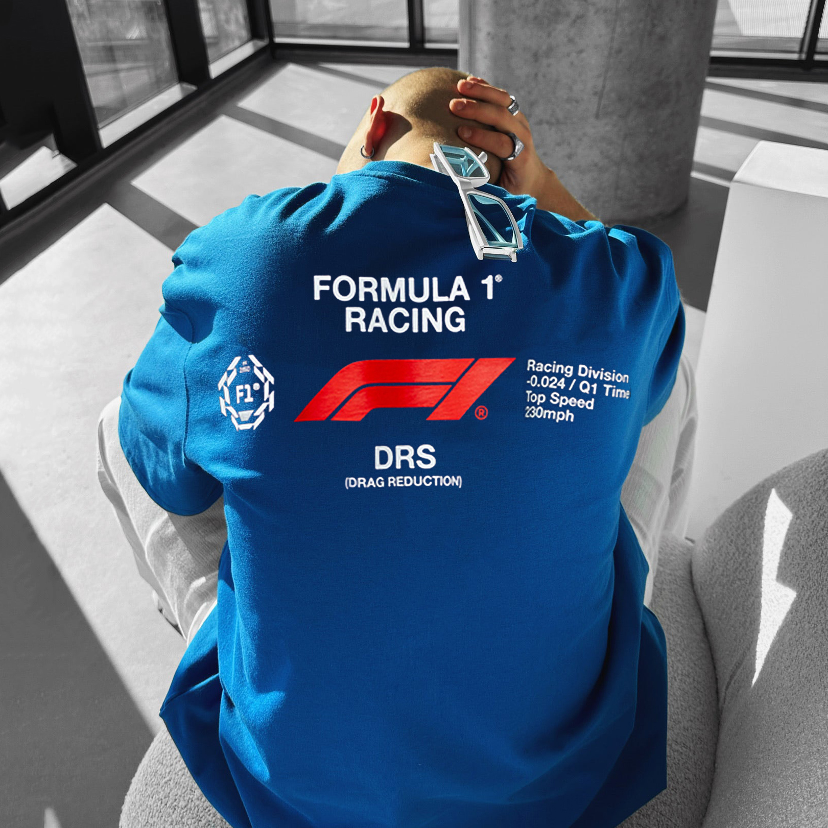 Letter Racing Fashion T-shirt