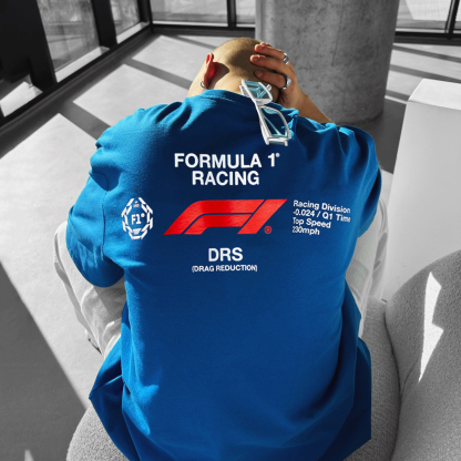 Letter Racing Fashion T-shirt