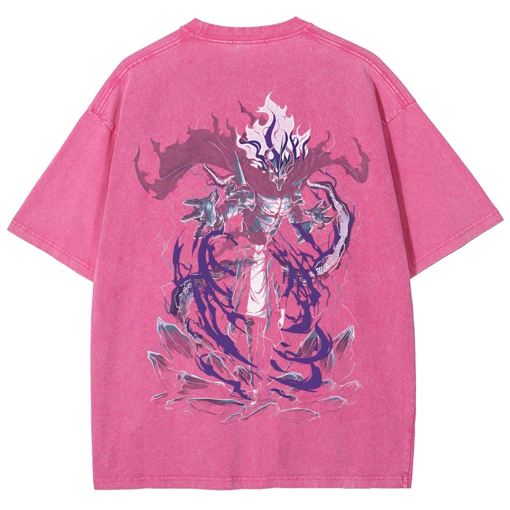 Solo Leveling Unisex Fit Washed T-Shirt