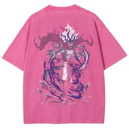 Solo Leveling Unisex Fit Washed T-Shirt
