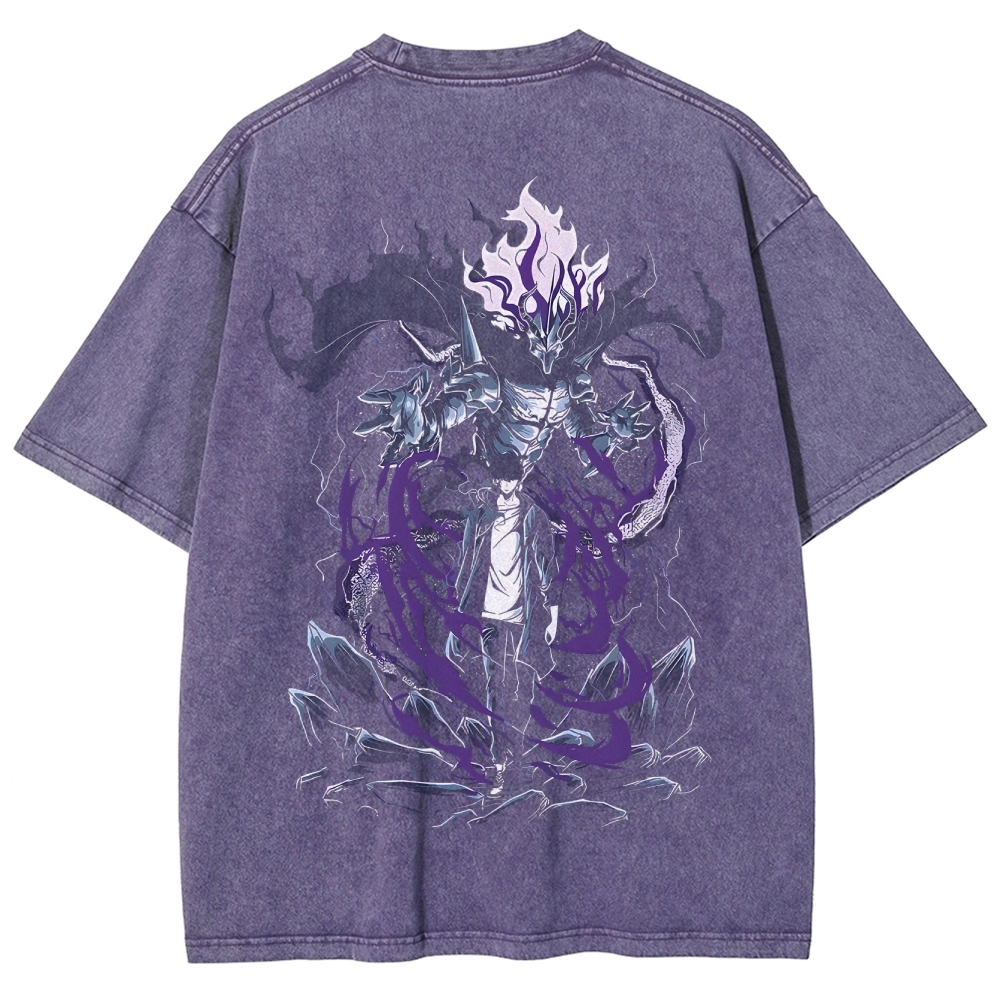 Solo Leveling Unisex Fit Washed T-Shirt