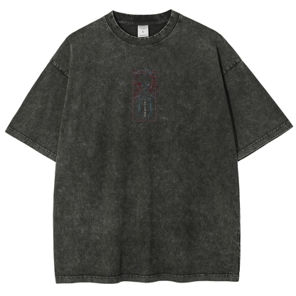 solo leveling Unisex Fit Washed T-Shirt 2501009733