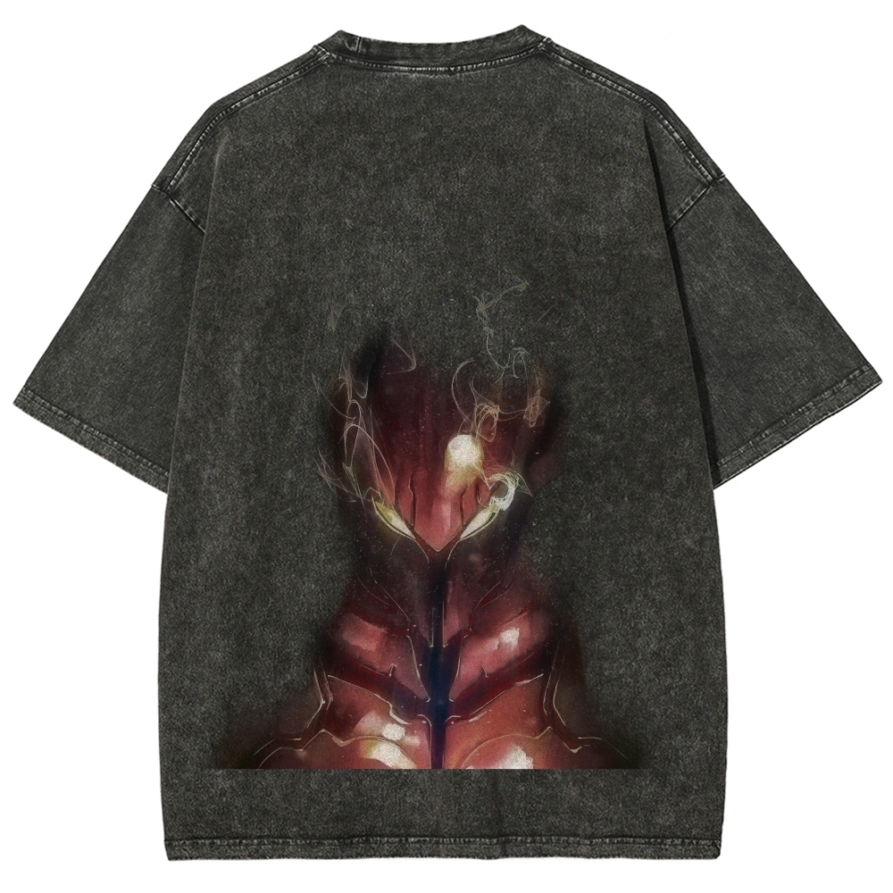 solo leveling Unisex Fit Washed T-Shirt 2501009733
