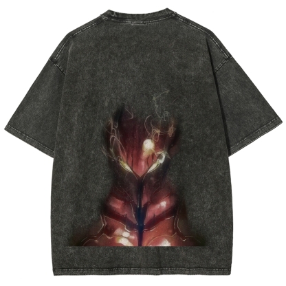 solo leveling Unisex Fit Washed T-Shirt 2501009733