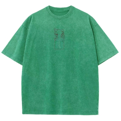 solo leveling Unisex Fit Washed T-Shirt 2501009733