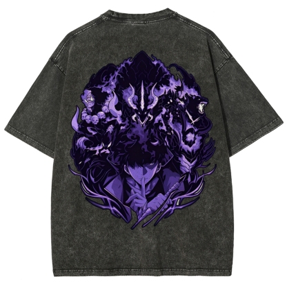solo leveling Unisex Fit Washed T-Shirt