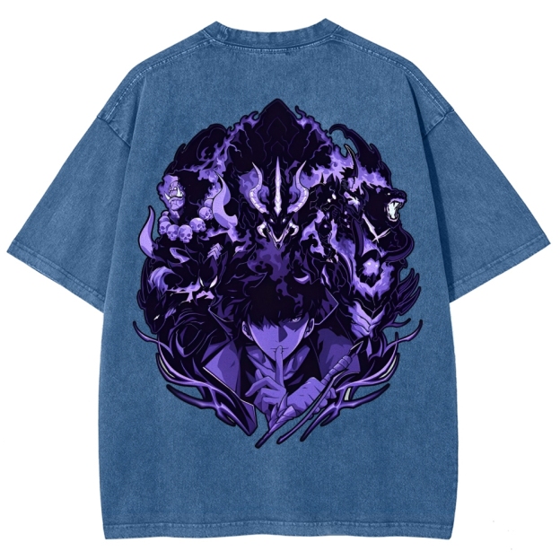 solo leveling Unisex Fit Washed T-Shirt