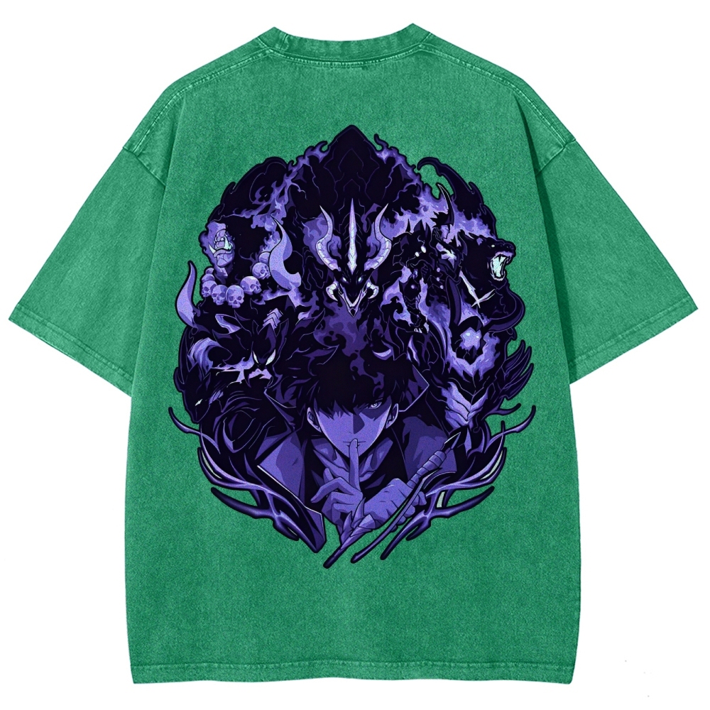 solo leveling Unisex Fit Washed T-Shirt
