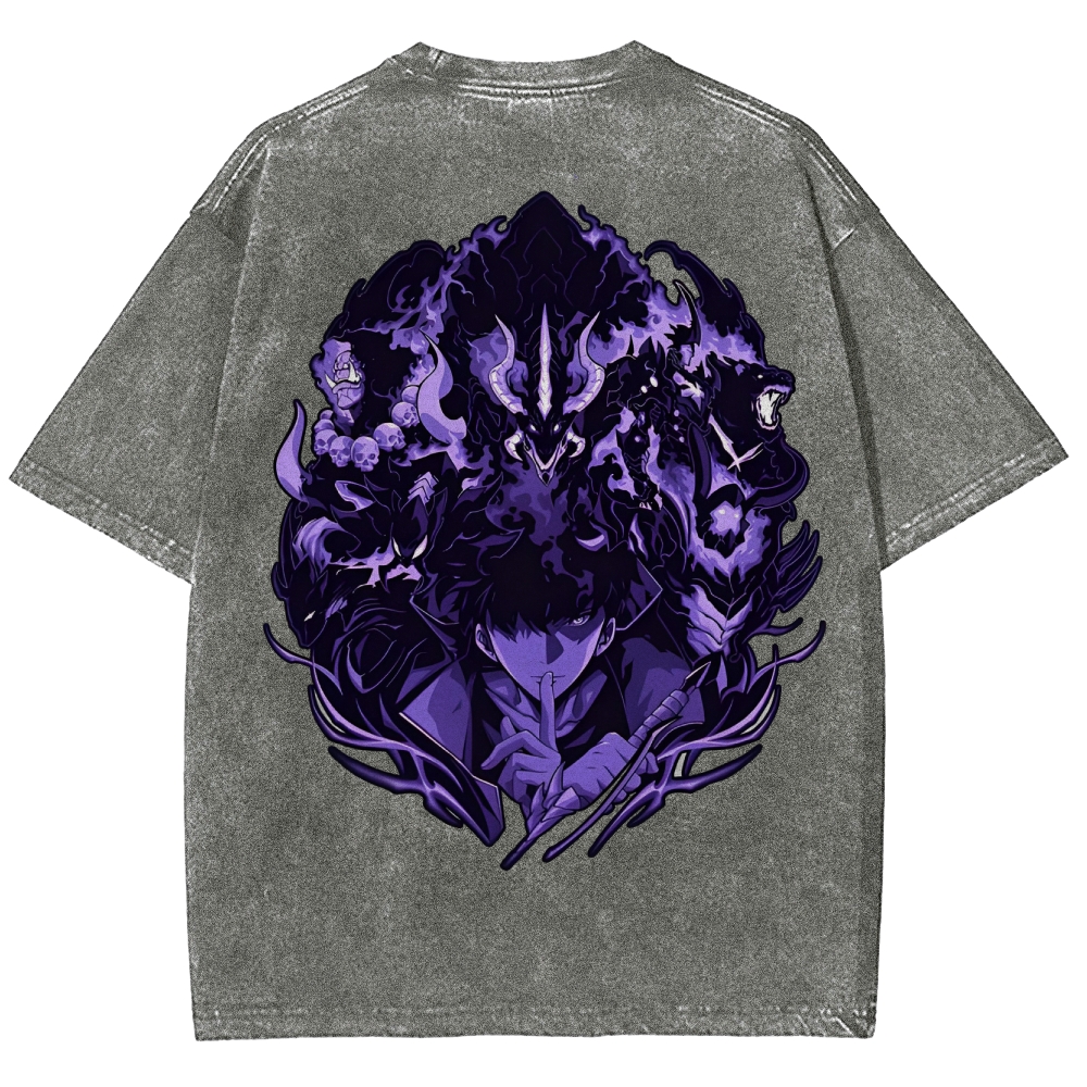 solo leveling Unisex Fit Washed T-Shirt