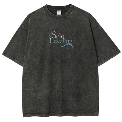 solo leveling Unisex Fit Washed T-Shirt