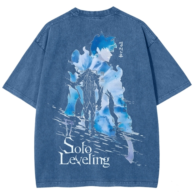 solo leveling Unisex Fit Washed T-Shirt