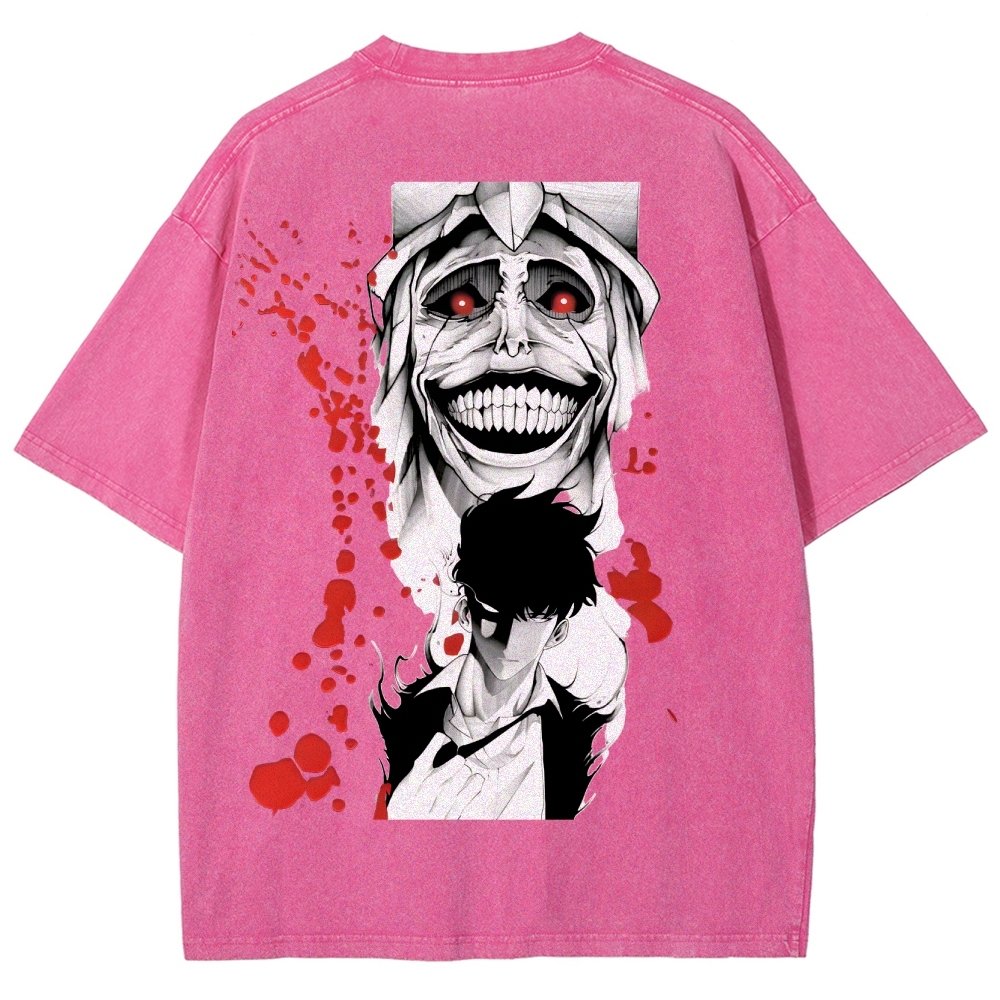 Solo Leveling Unisex Fit Washed T-Shirt
