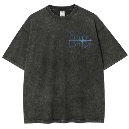solo leveling Unisex Fit Washed T-Shirt