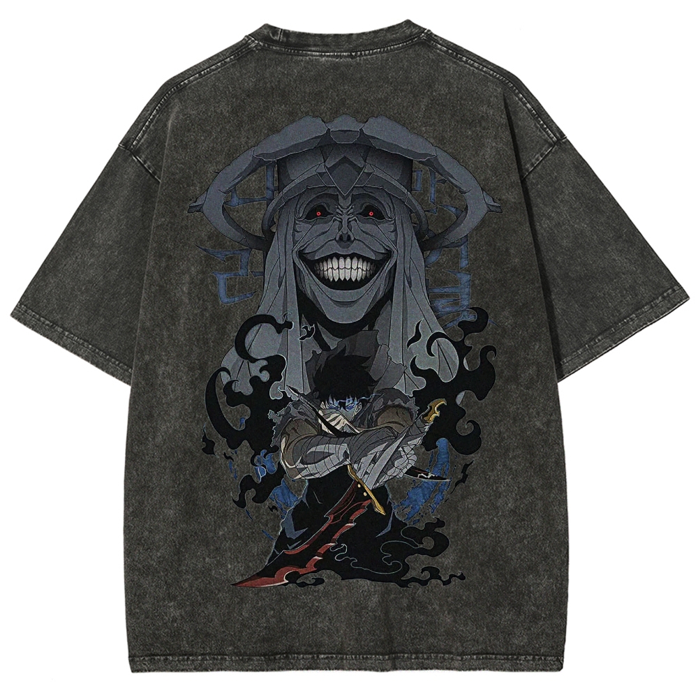 solo leveling Unisex Fit Washed T-Shirt