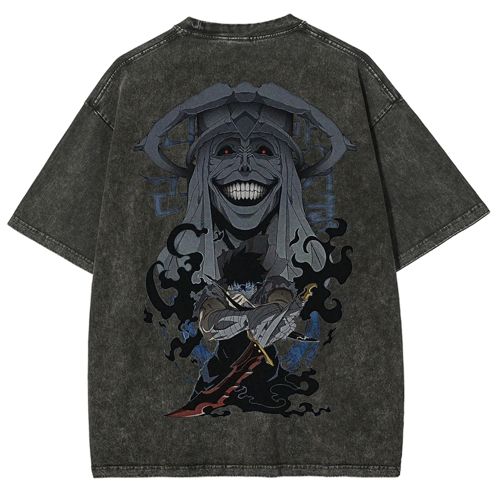 solo leveling Unisex Fit Washed T-Shirt