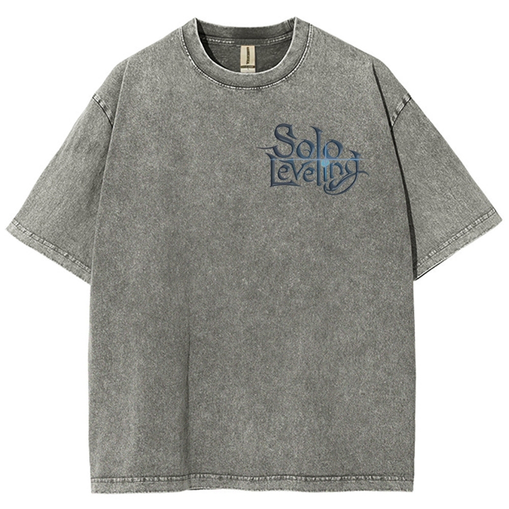 solo leveling Unisex Fit Washed T-Shirt