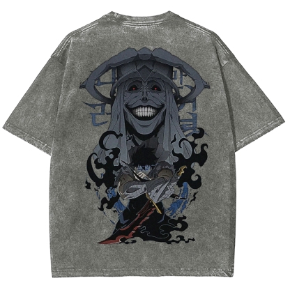 solo leveling Unisex Fit Washed T-Shirt