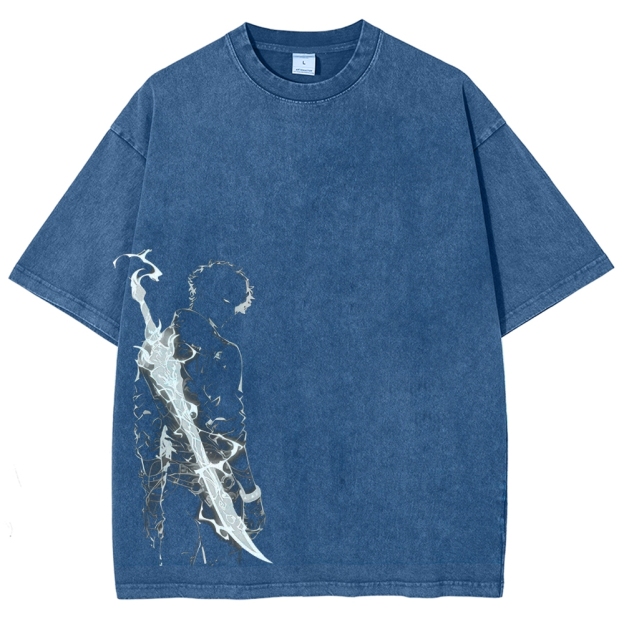 solo leveling Unisex Fit Washed T-Shirt 2502004280
