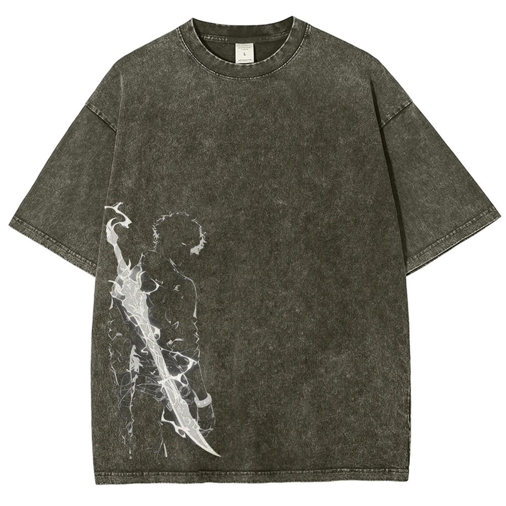Unisex Anime Inspired Vintage T-Shirt