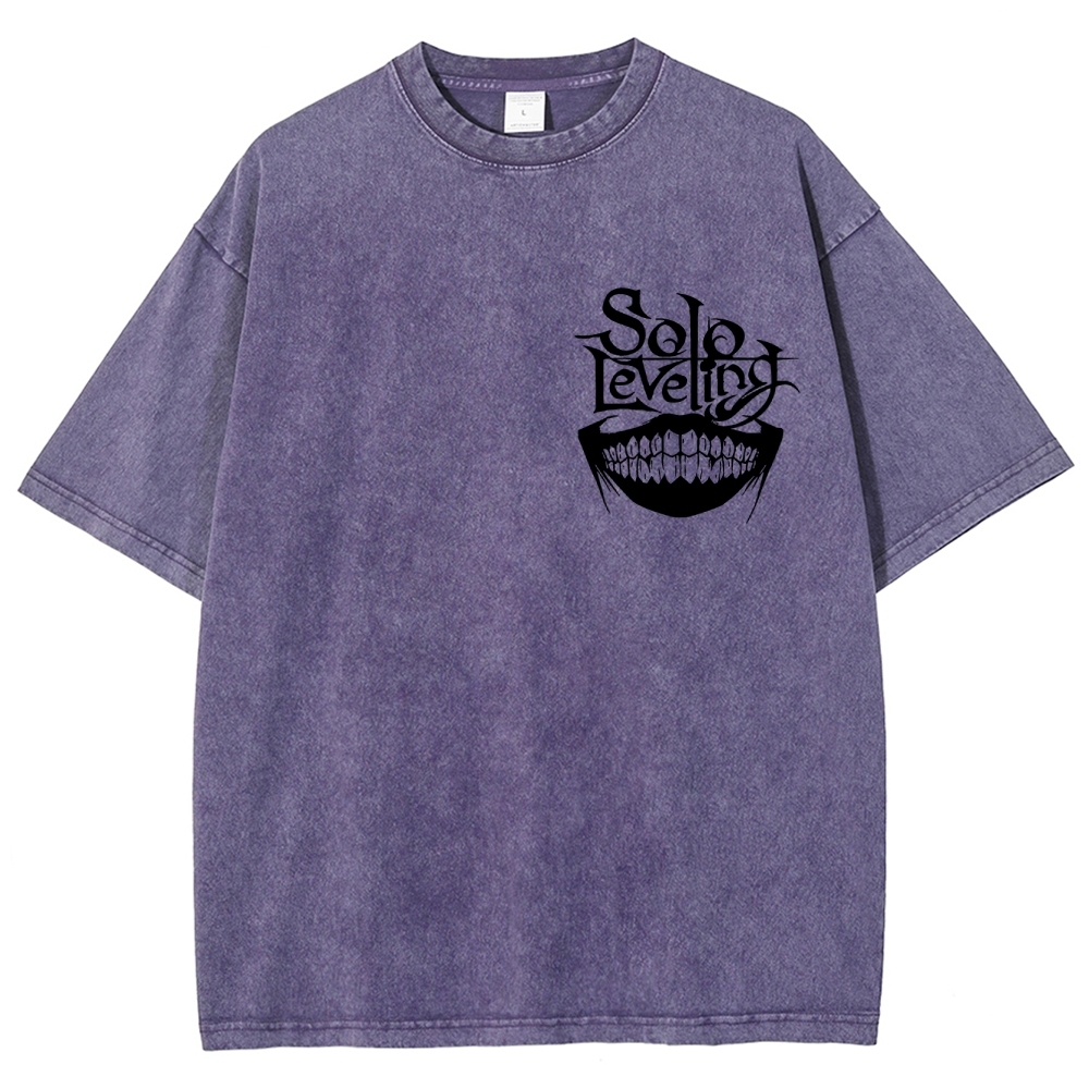 Solo Leveling Unisex Fit Washed T-Shirt