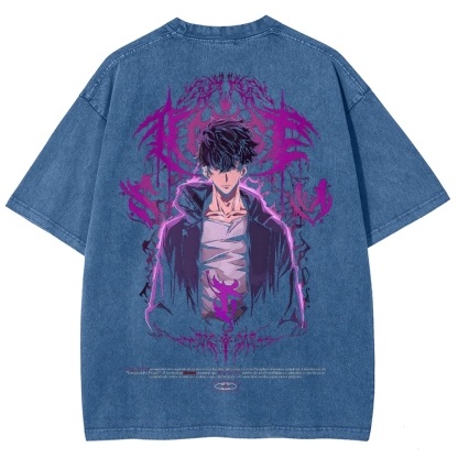 Unisex Anime Inspired Vintage T-Shirt