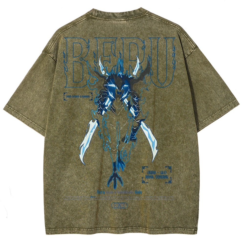 Solo Leveling Unisex Fit Washed T-Shirt