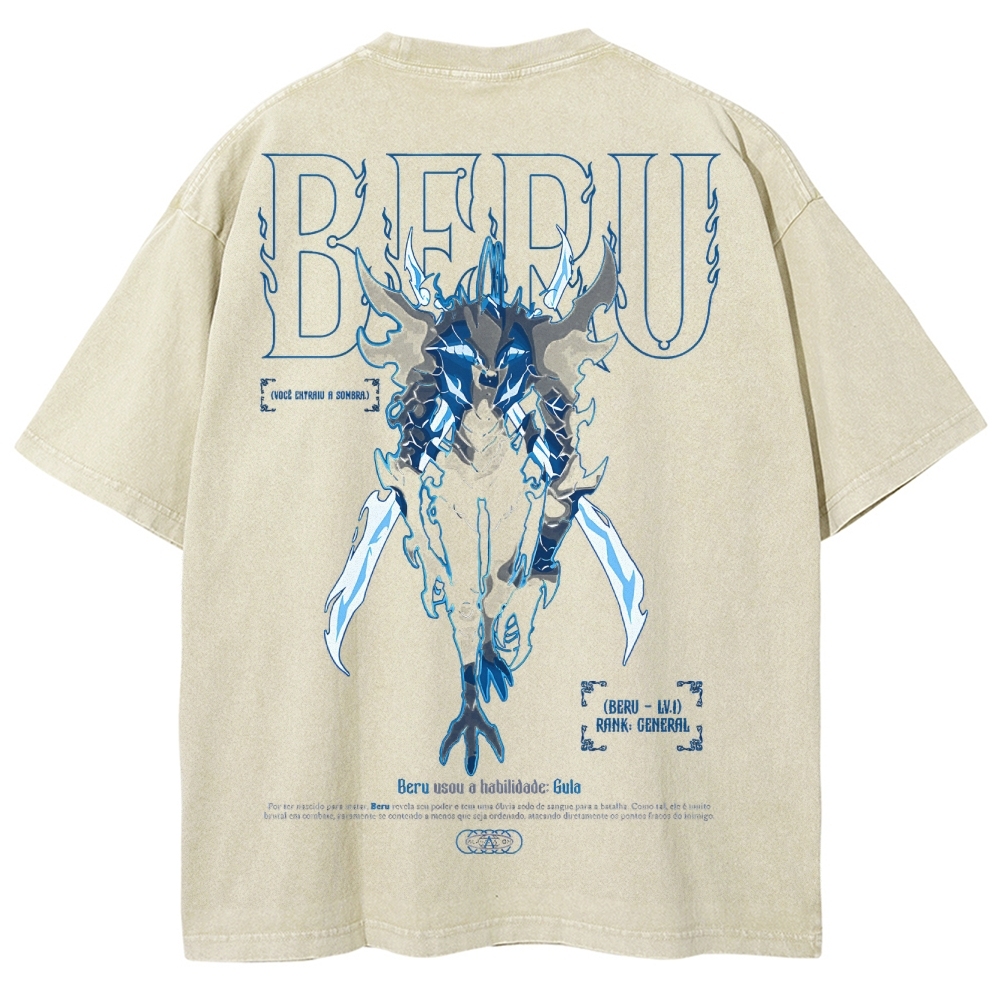 Solo Leveling Unisex Fit Washed T-Shirt