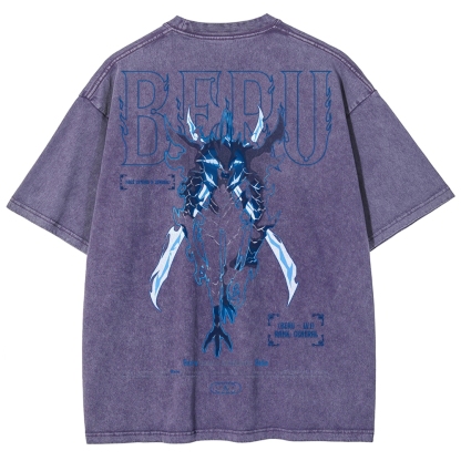Solo Leveling Unisex Fit Washed T-Shirt