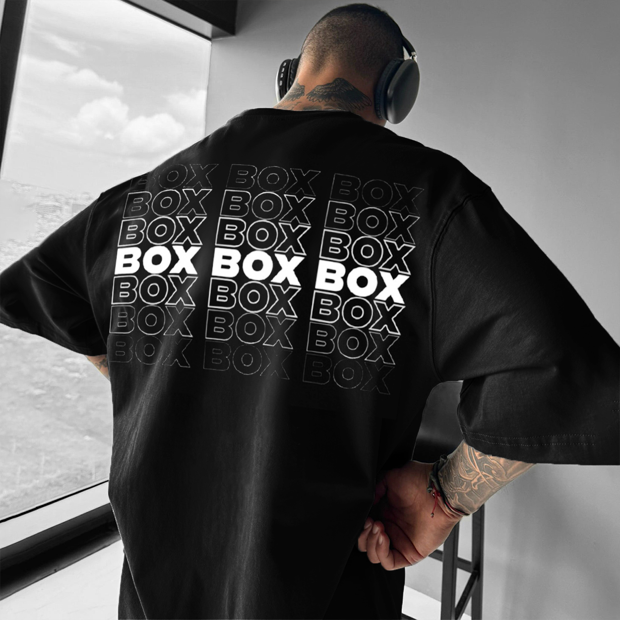 Unisex Racing "BOX BOX BOX" Oversized T-Shirt