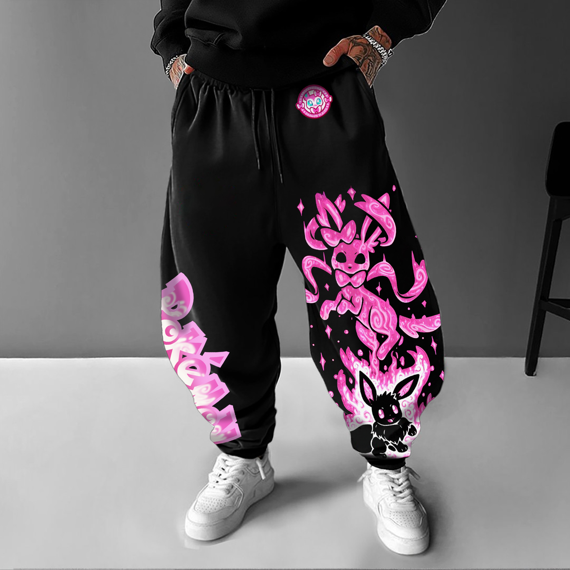 Unisex Casual Anime Streetwear Pants