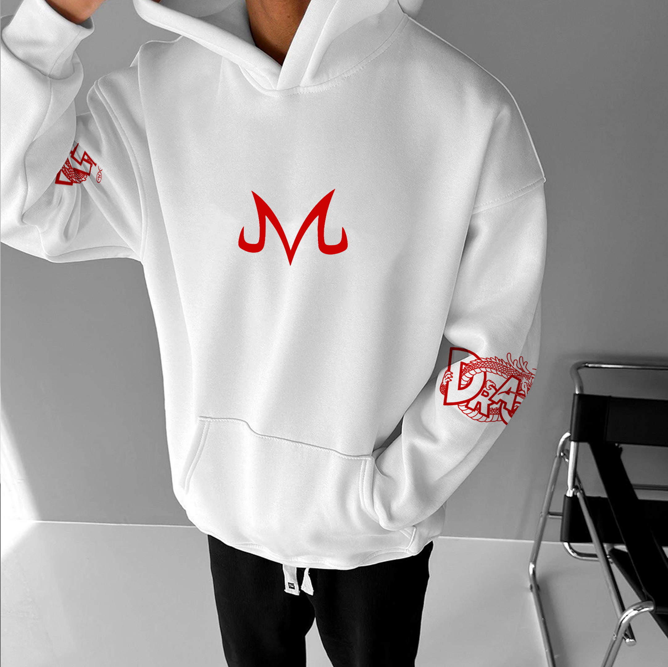 Unisex Anime Graphic Streetwear Vintage Hoodie