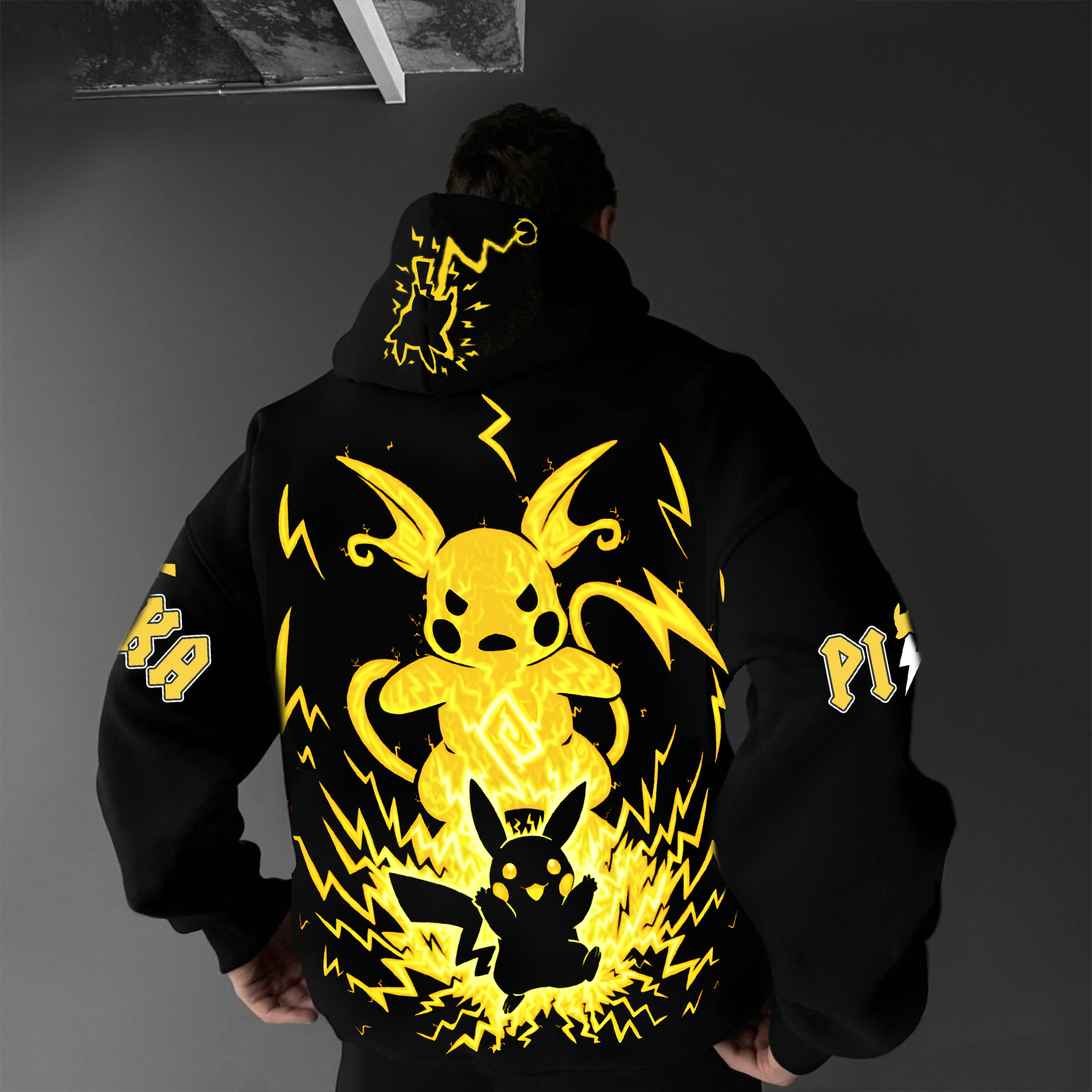 Unisex Anime Graphic Streetwear Vintage Hoodie