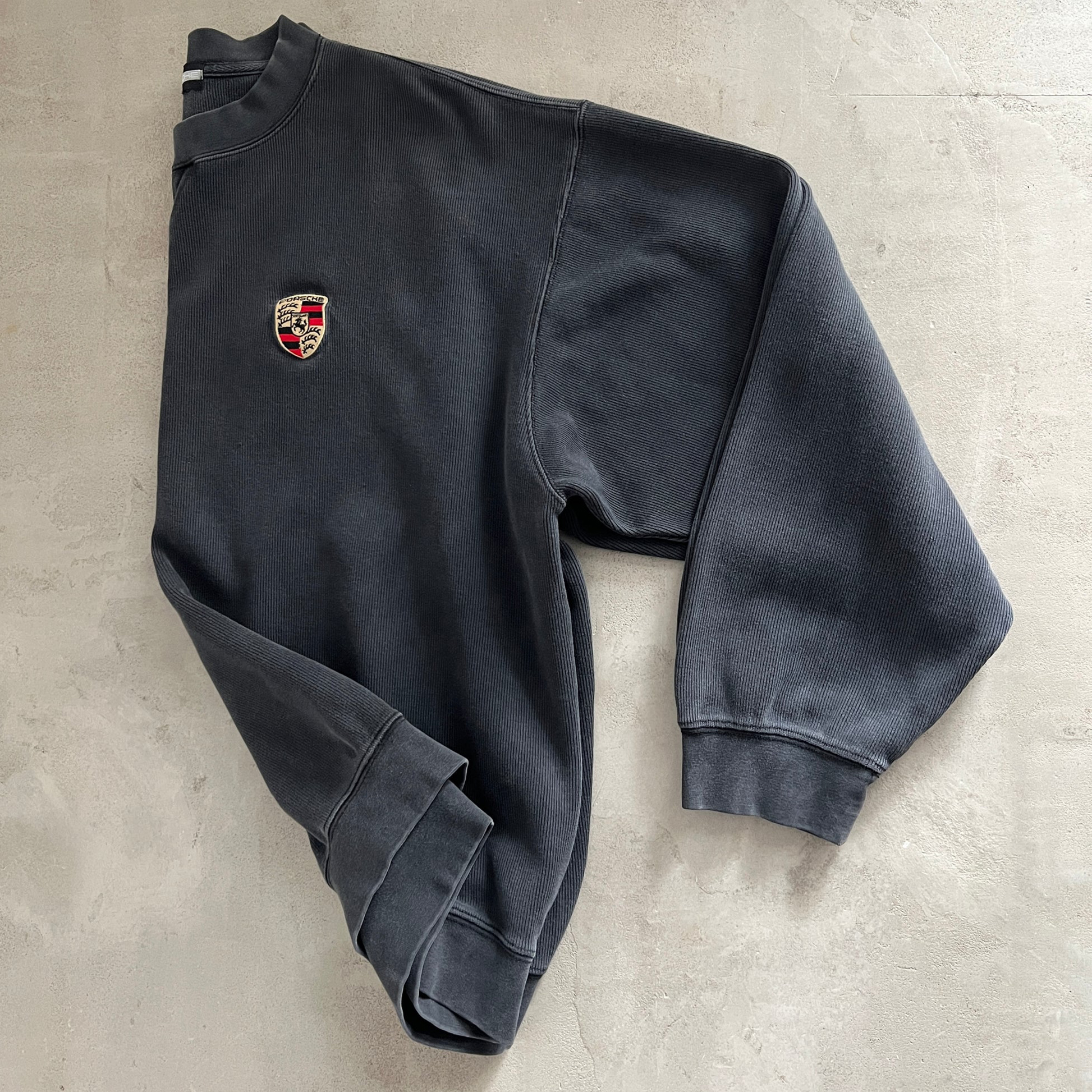 Unisex Vintage Machine Embroidered Racing Loose Sweatshirt
