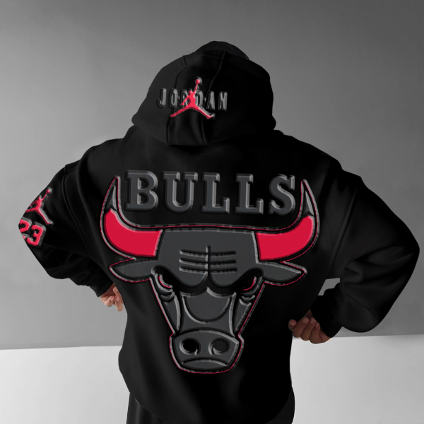 Unisex Basketball Game Sports Fitness Printed Casual Autumn and Winter Oversized Hoodies