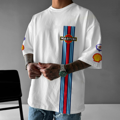 Oversize Racing Print Racing Print T-shirt