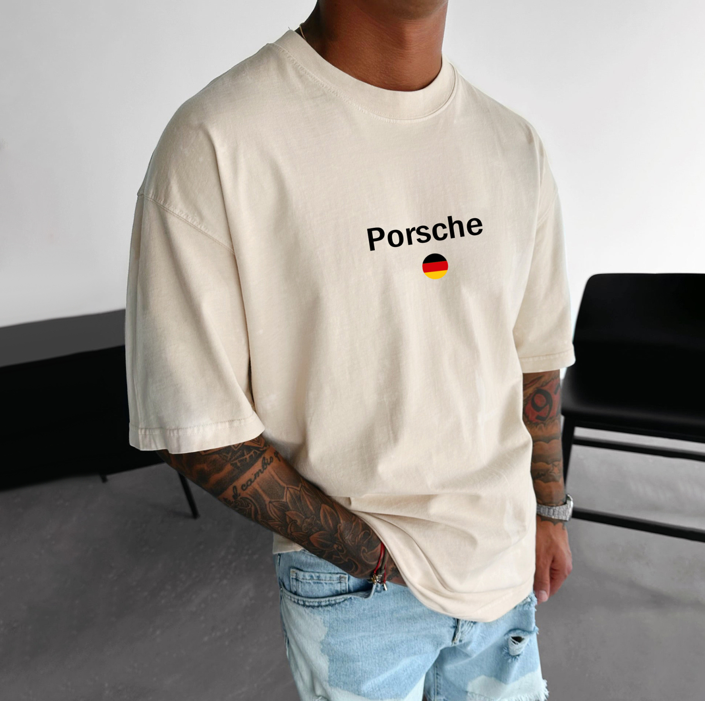 Unisex Casual Sports Car T-shirt