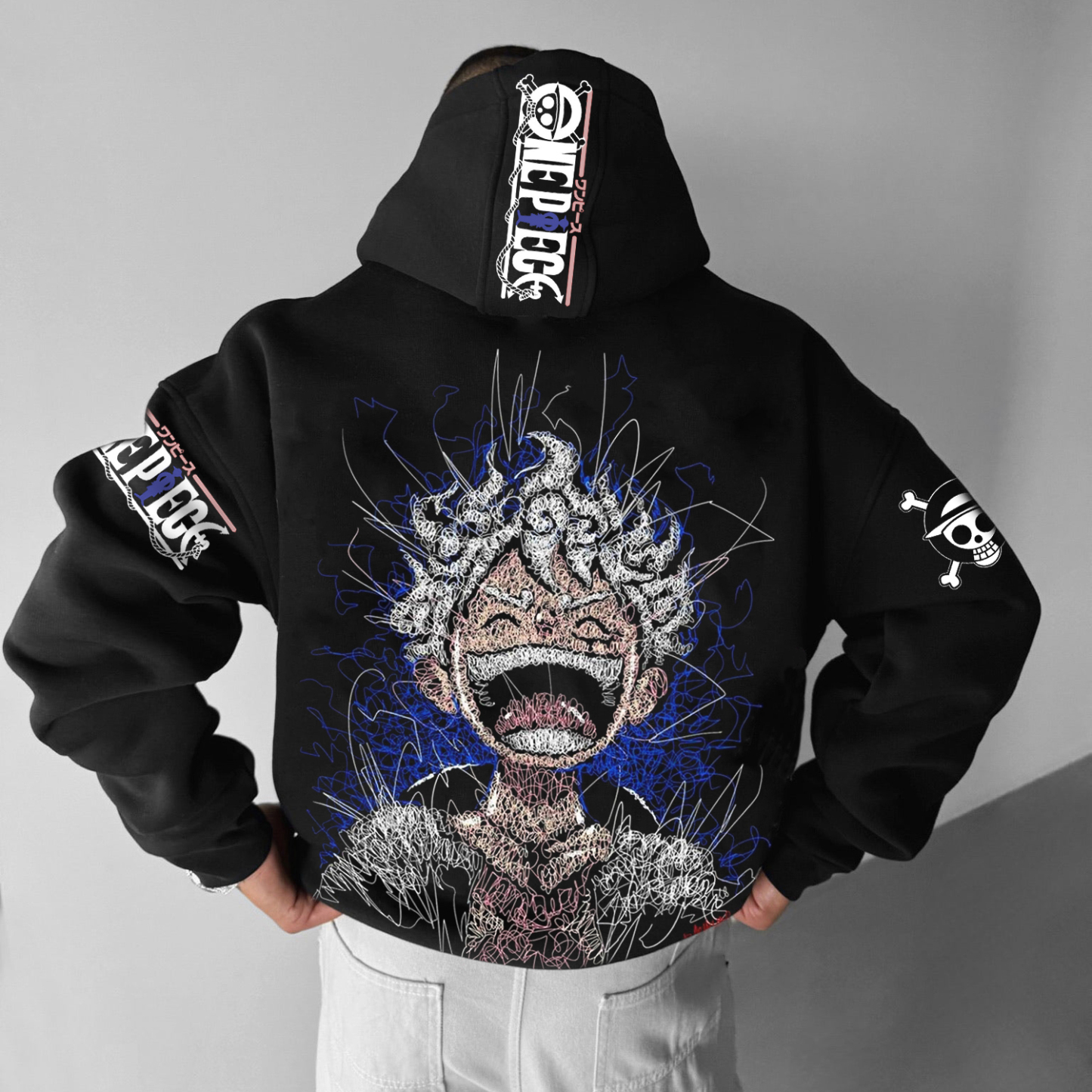 Unisex Anime Graphic Streetwear Vintage Hoodie